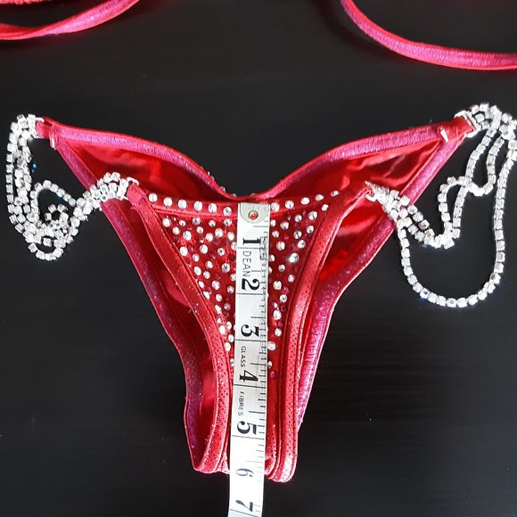 Bikini competition suits used "Red" - Picture 2 of 6